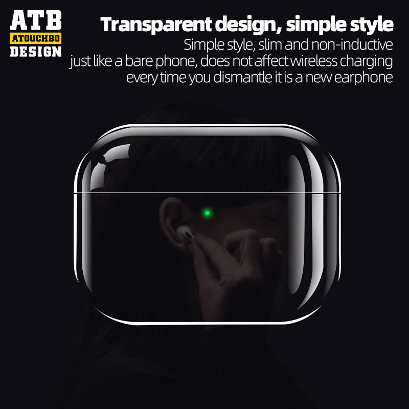 ATB TRANSPARENT TPU BLUETOOTH EARPHONE PROTECT COVER (SEPARATE WITHOUT HOOK)