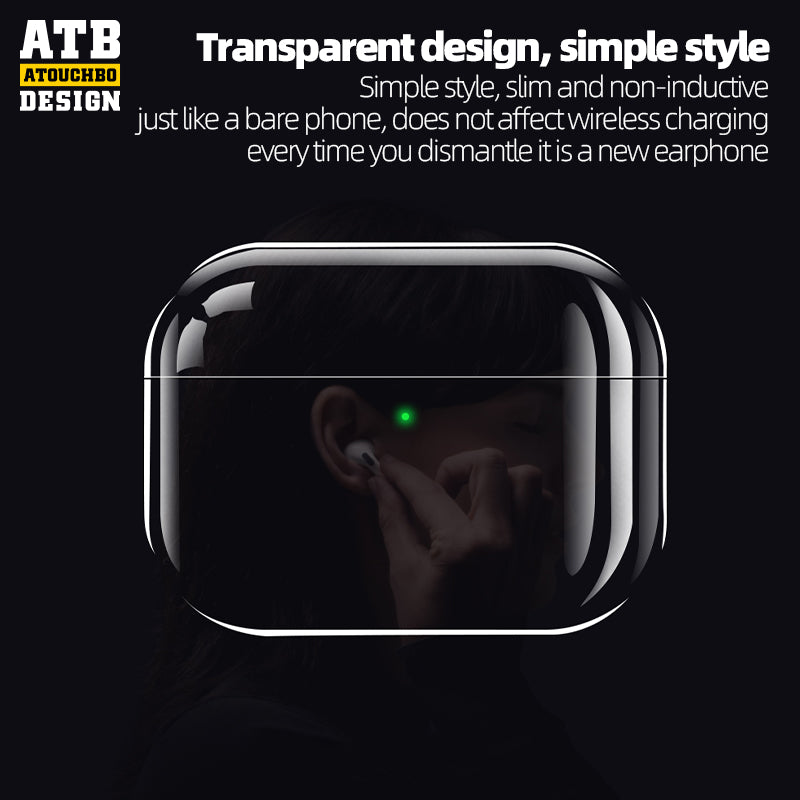 ATB TRANSPARENT TPU BLUETOOTH EARPHONE PROTECT COVER