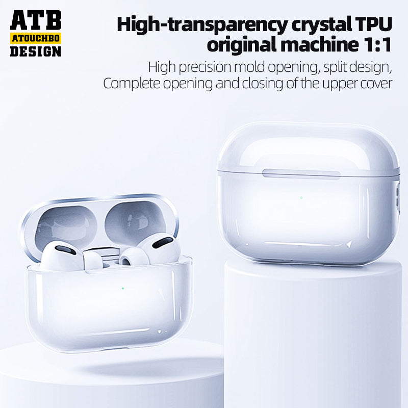 ATB TRANSPARENT TPU BLUETOOTH EARPHONE PROTECT COVER (SEPARATE WITHOUT HOOK)