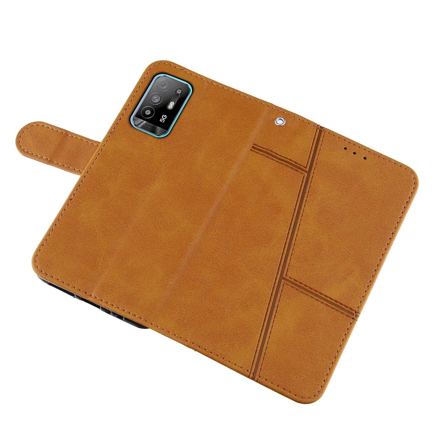 Simple Two-Tone Calfskin Phone Case For Xiaomi,1010