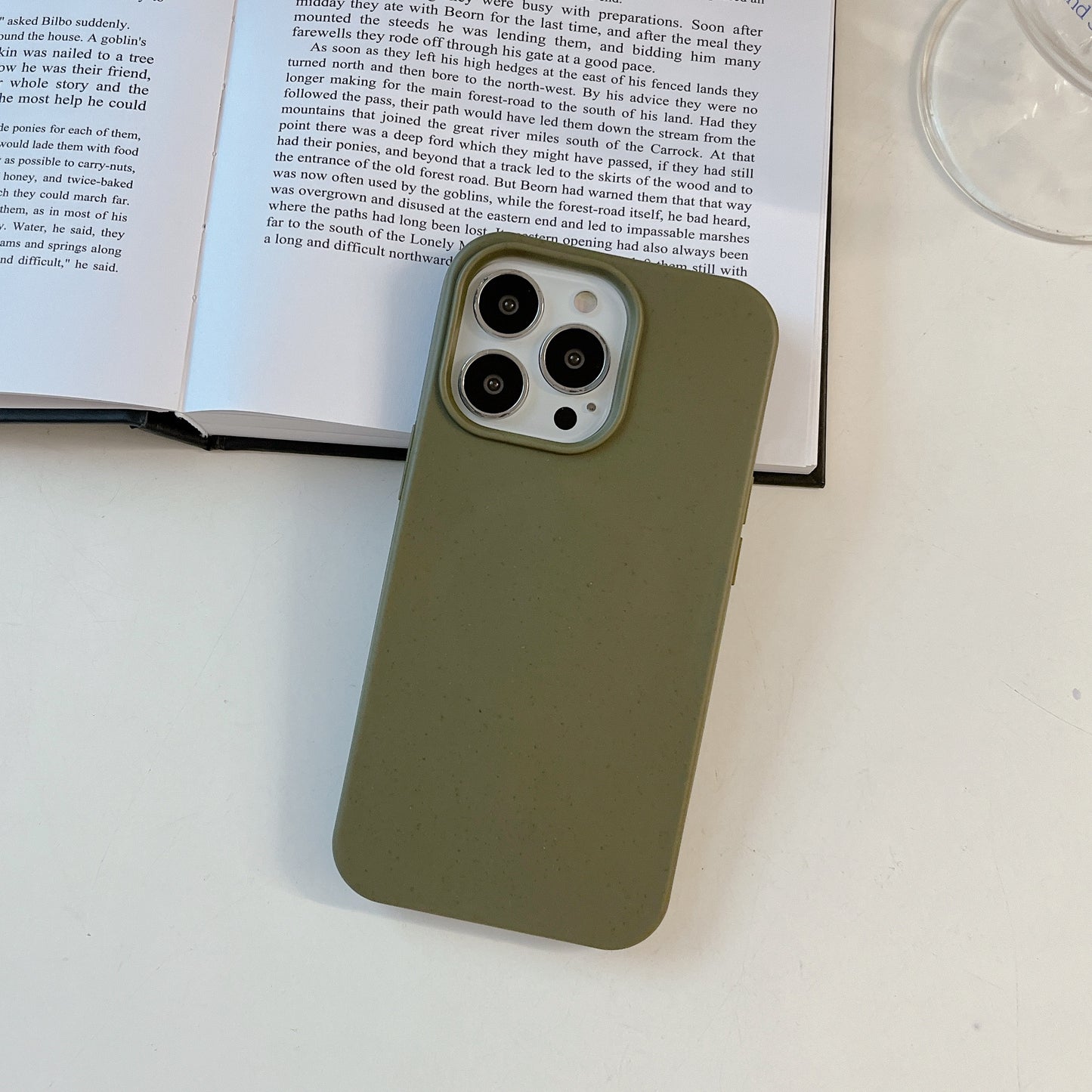 Wheat Straw Magnetic Suction Shell Phone Case For Oppo,1331