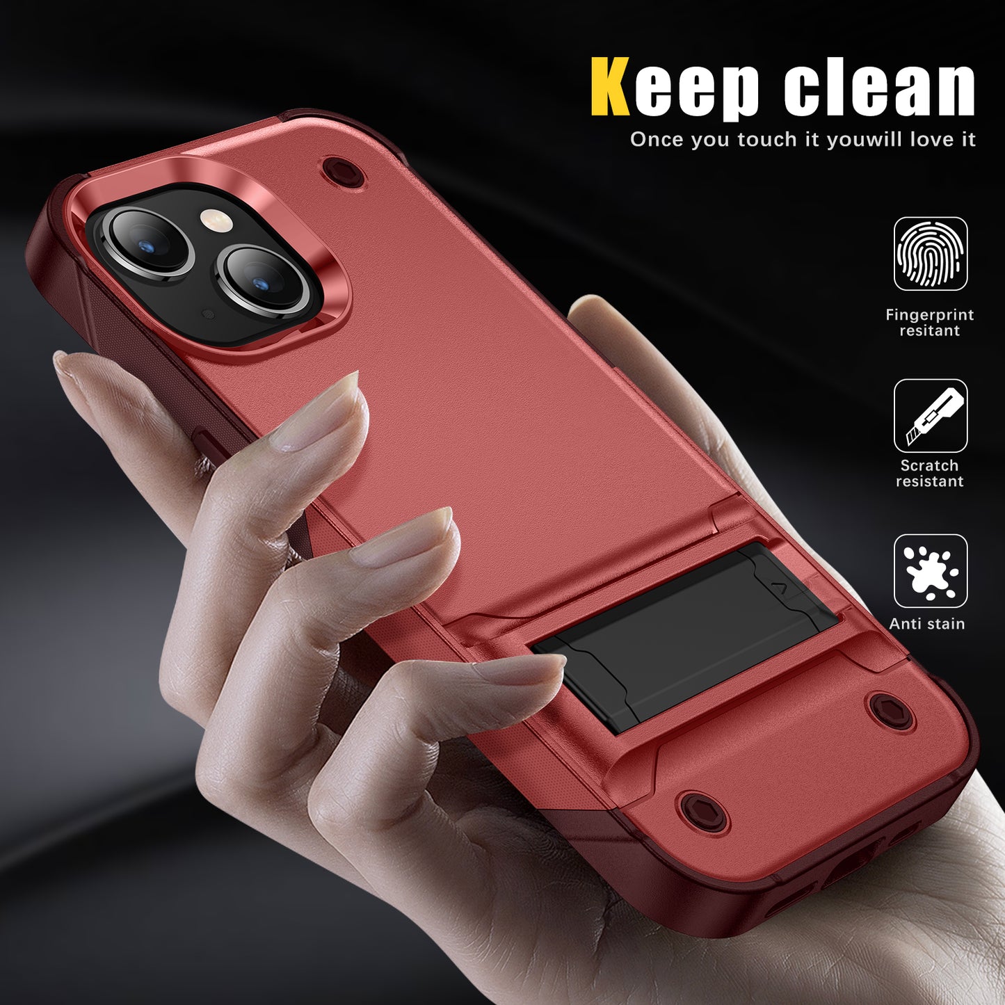 Mechanical Sense Mobile Phone Case With Stand For Xiaomi,60213