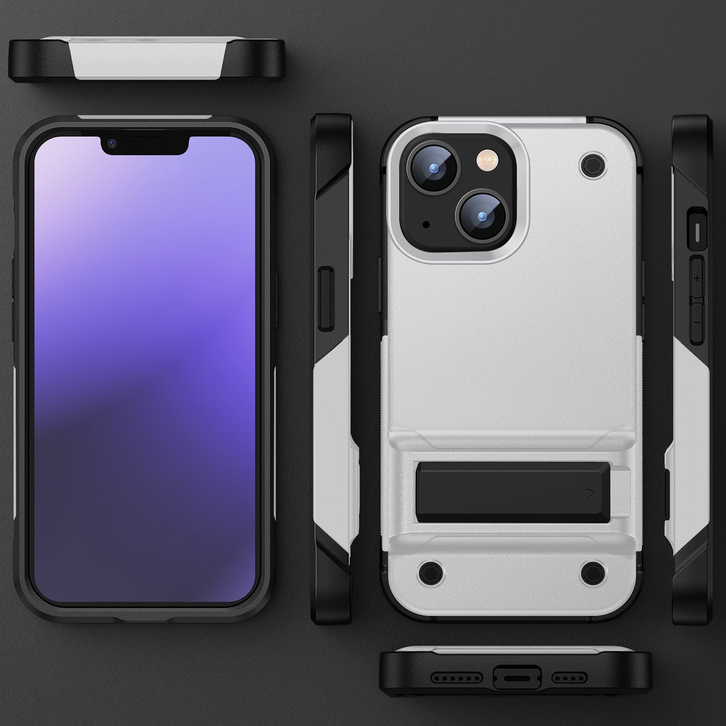 Mechanical Sense Mobile Phone Case With Stand For Motorola,60213