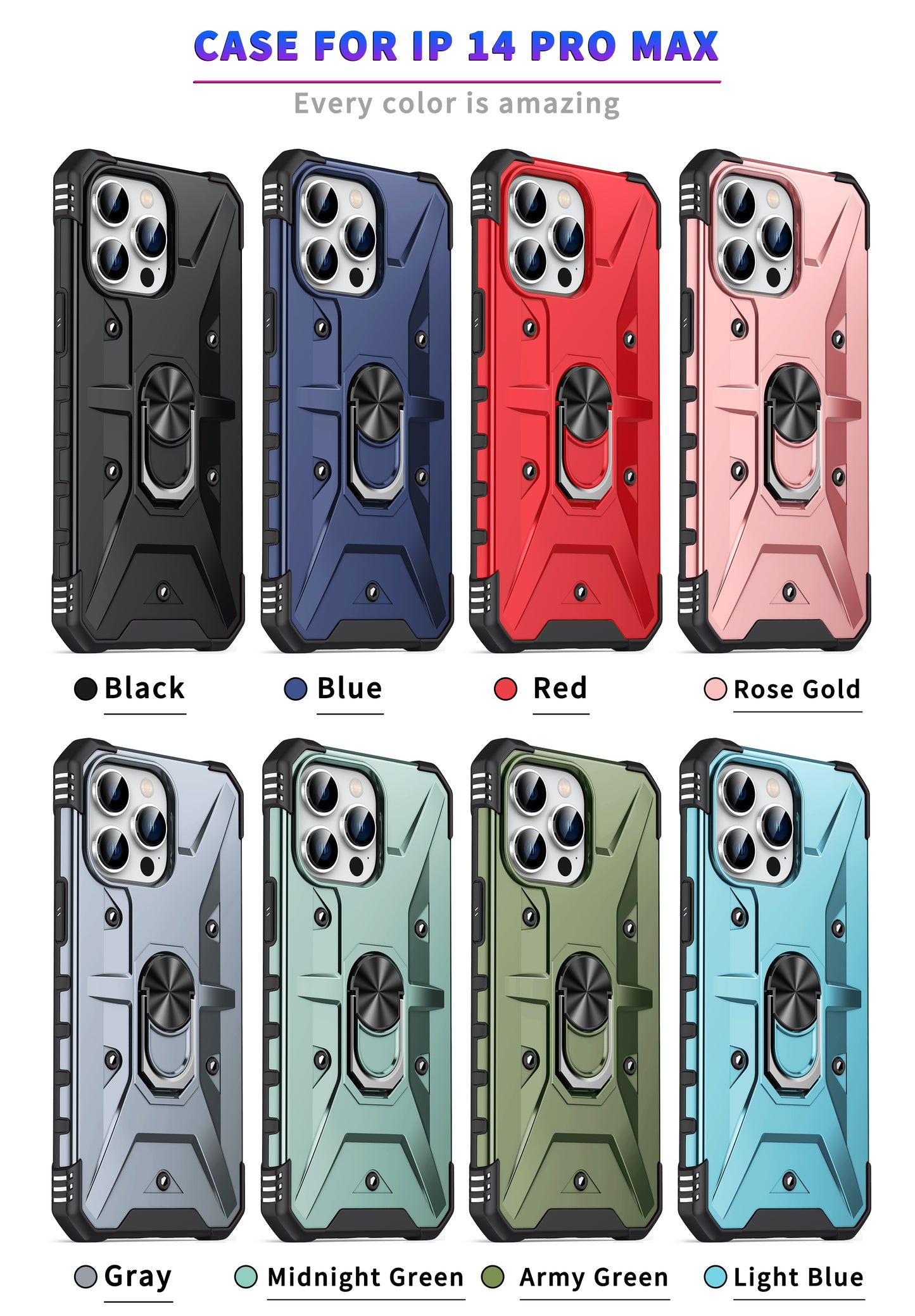 Ring Mechanical Phone Case For Xiaomi,60216