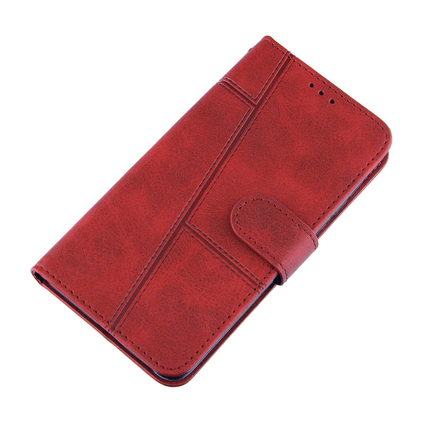 Simple Two-Tone Calfskin Phone Case For TECNO,1010