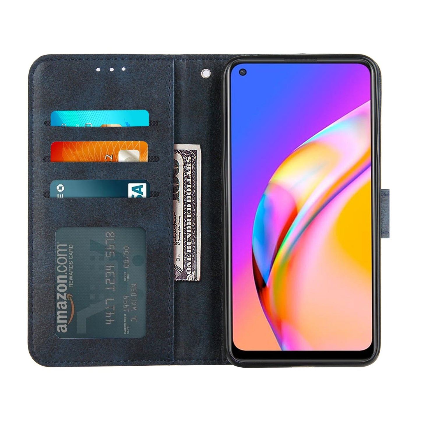 Simple Two-Tone Calfskin Phone Case For Xiaomi,1010