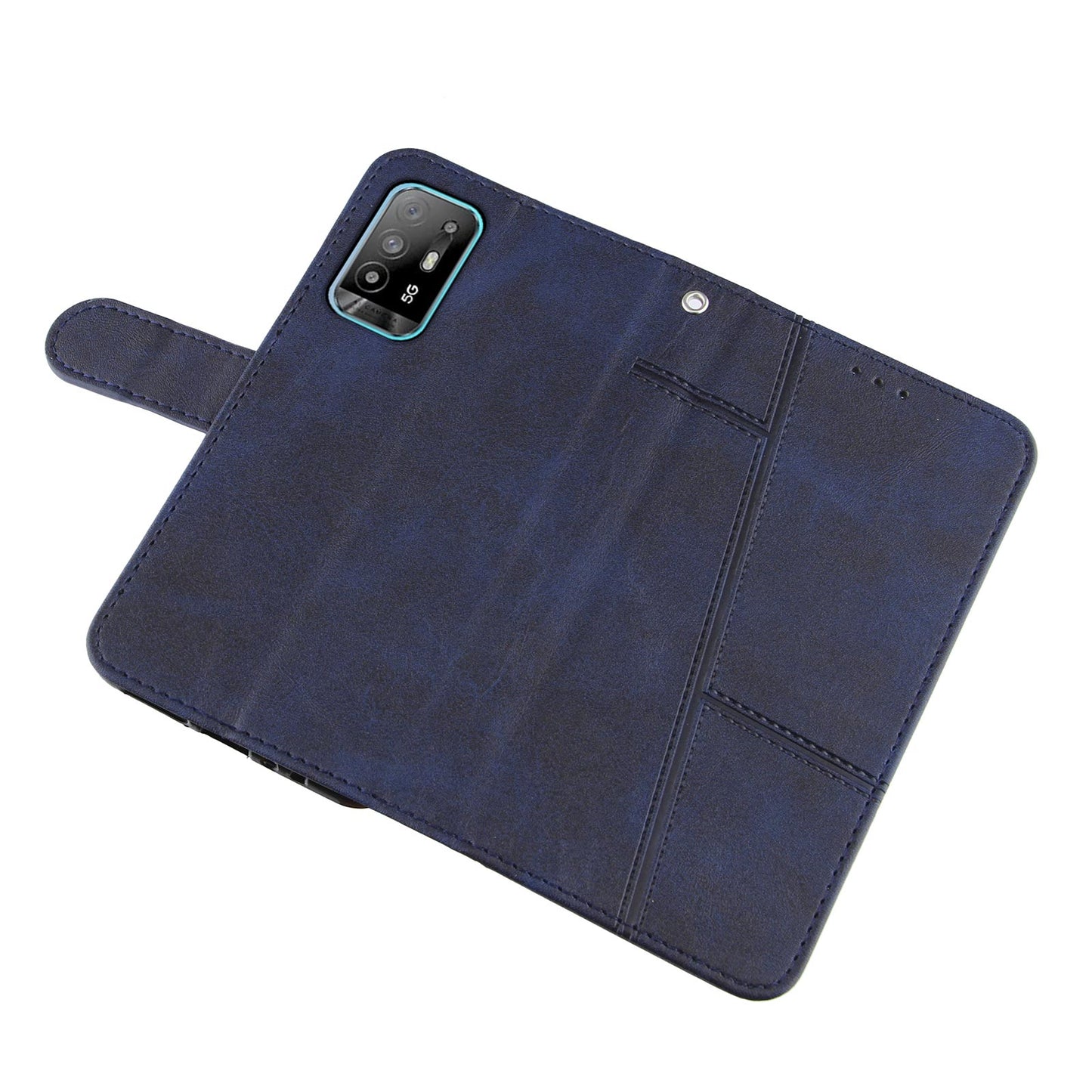 Simple Two-Tone Calfskin Phone Case For Xiaomi,1010