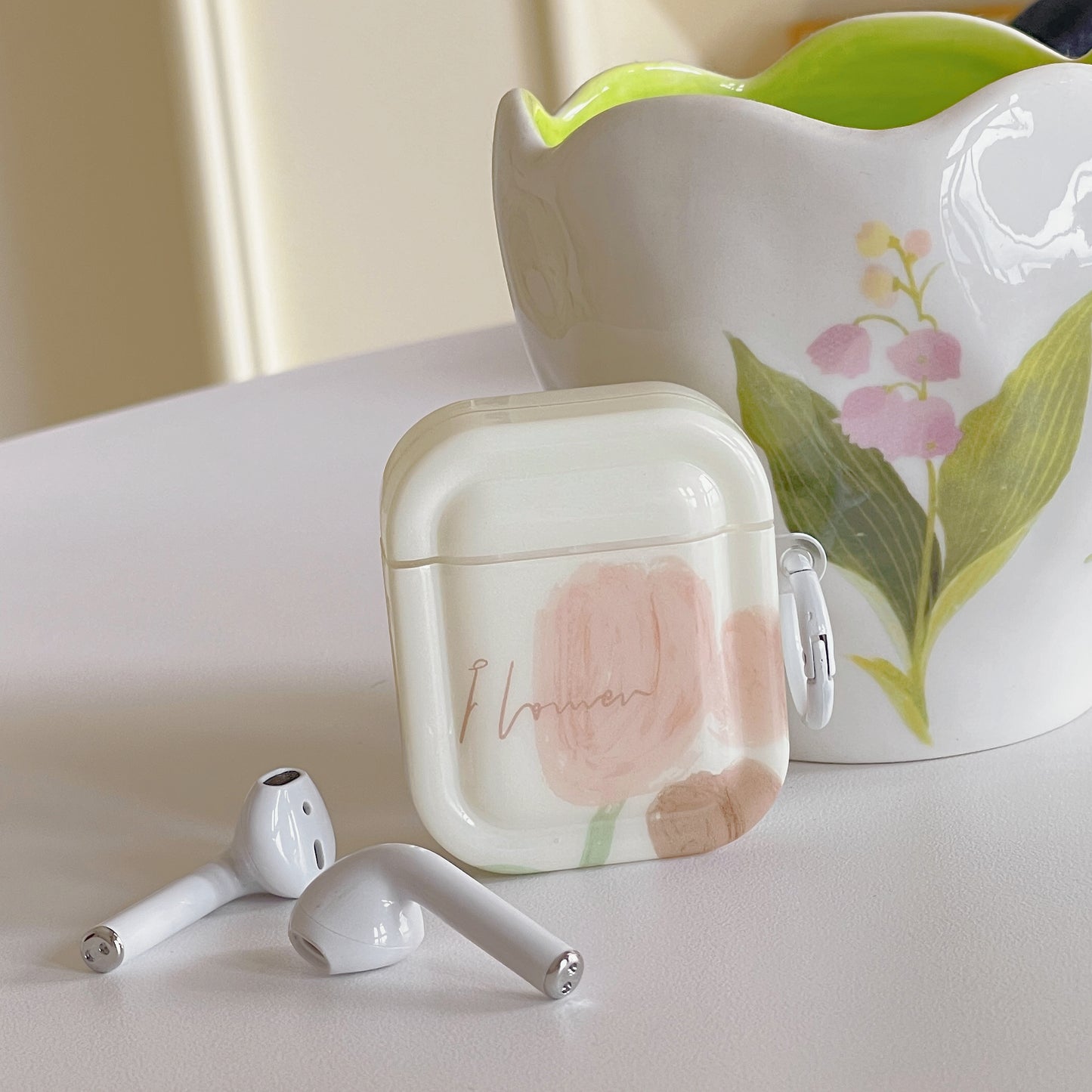 Rose Graffiti Airpod Case