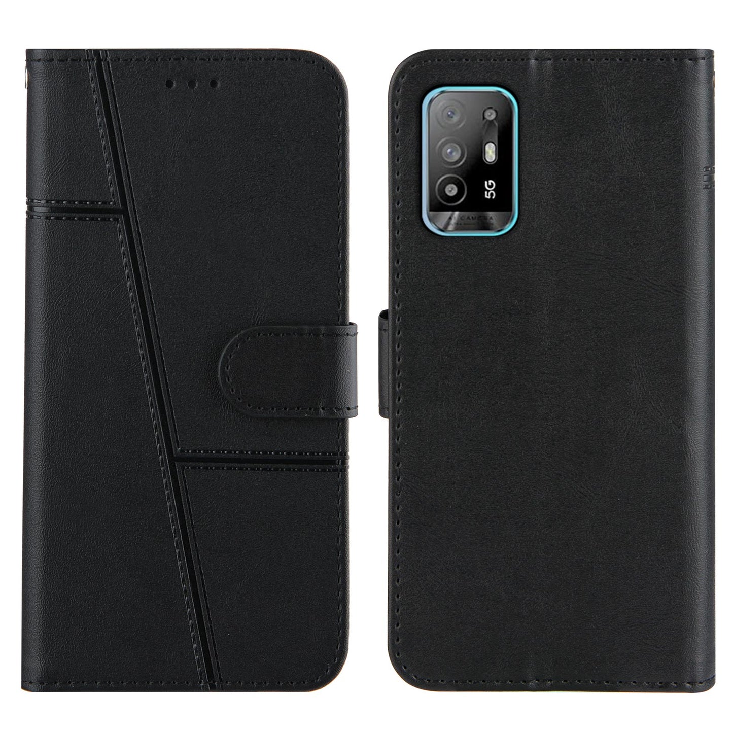 Simple Two-Tone Calfskin Phone Case For Xiaomi,1010