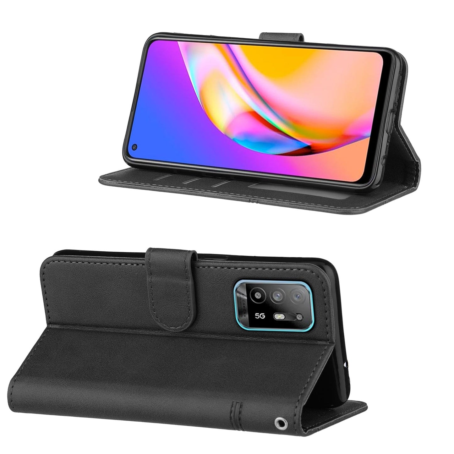 Simple Two-Tone Calfskin Phone Case For Infinix,1010