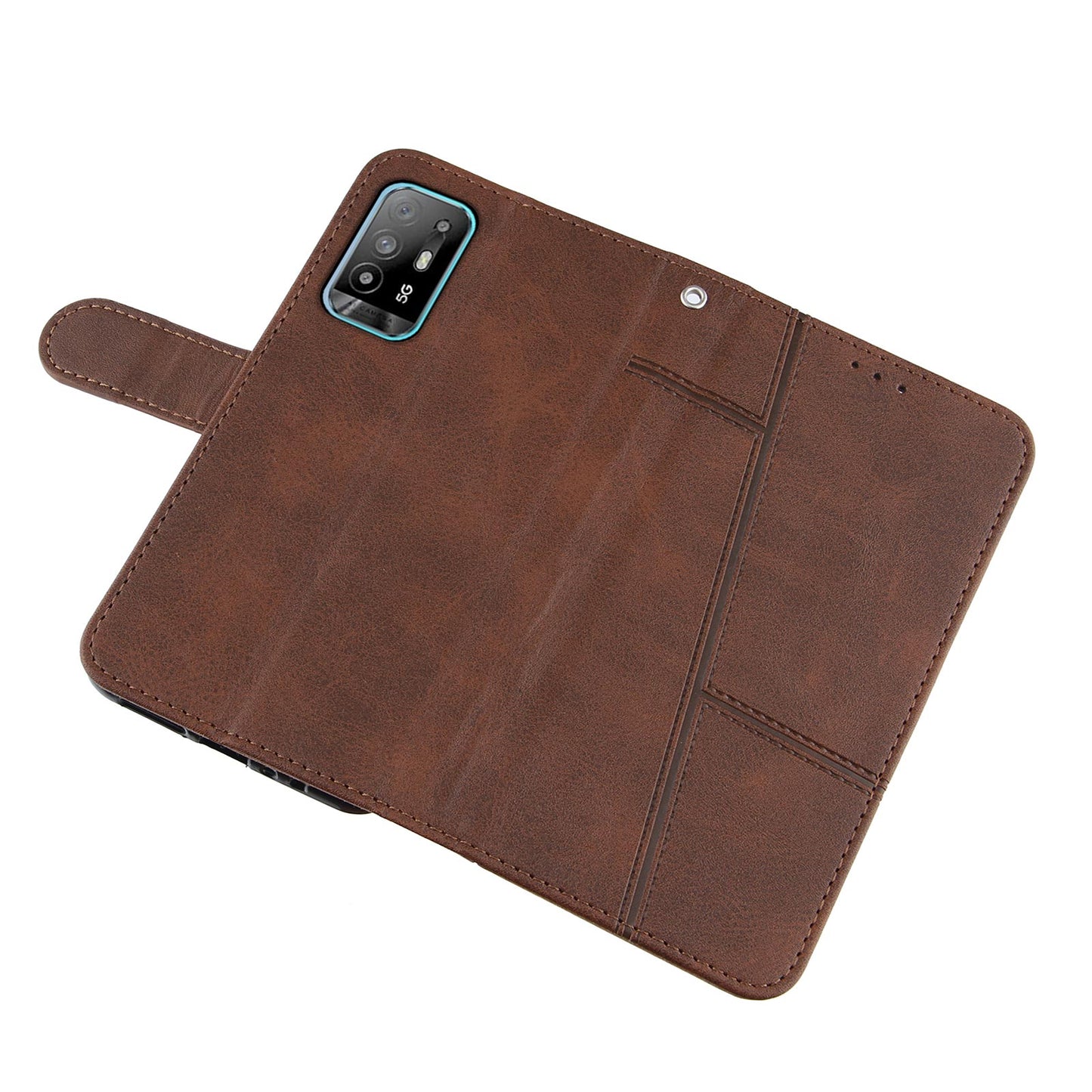 Simple Two-Tone Calfskin Phone Case For Xiaomi,1010