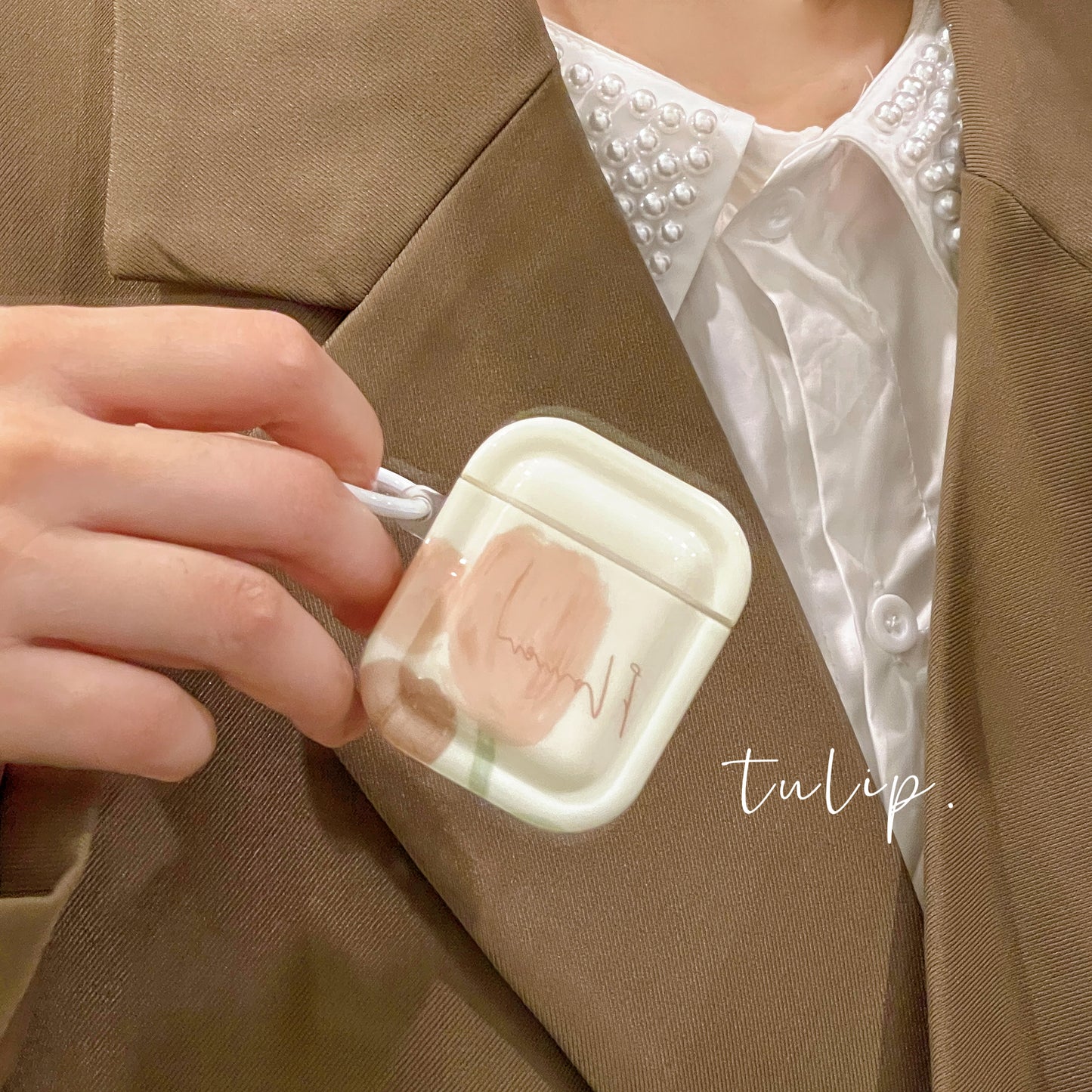 Rose Graffiti Airpod Case