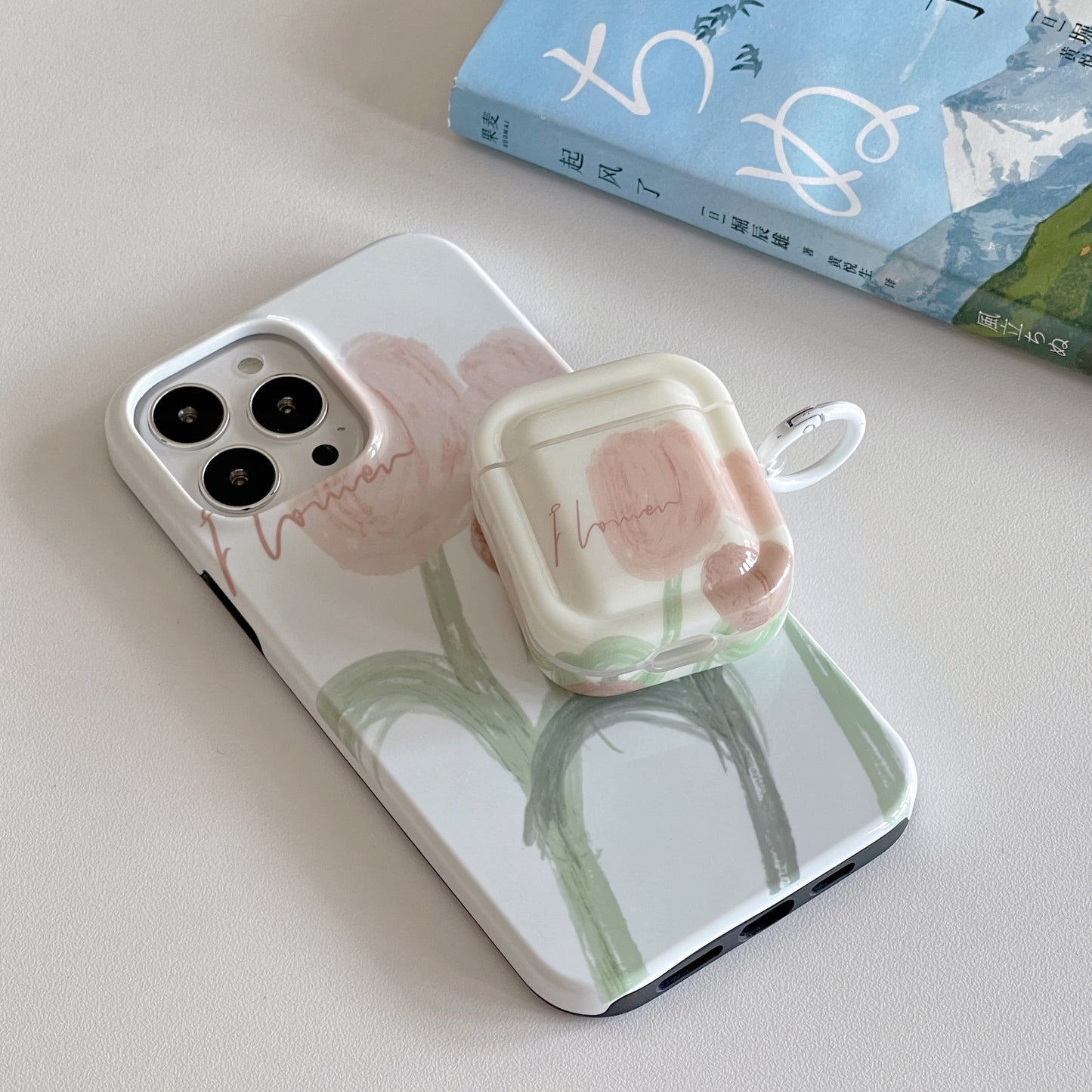 Rose Graffiti Airpod Case