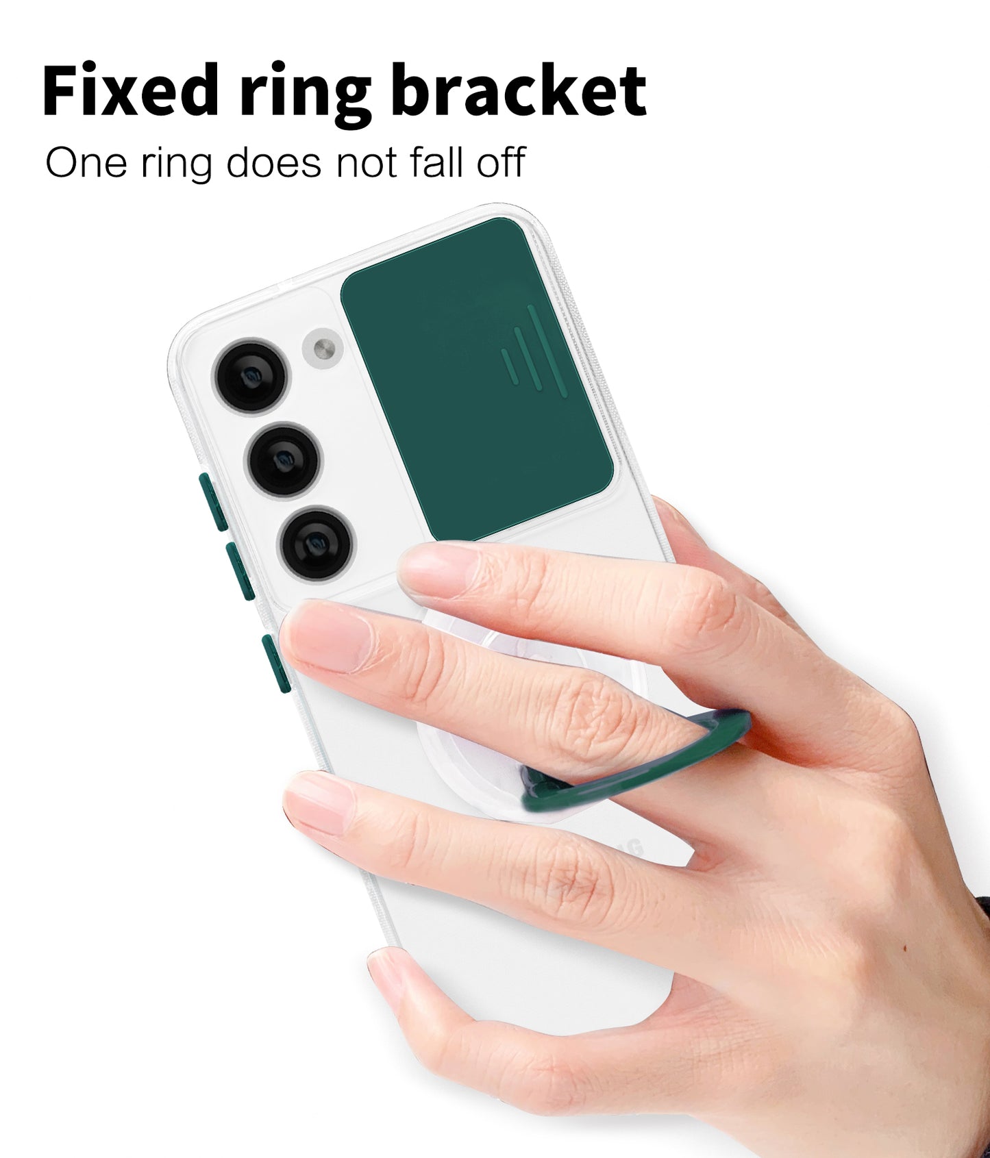 Colorful Push Window Ring Case Phone Case For Samsung,1168