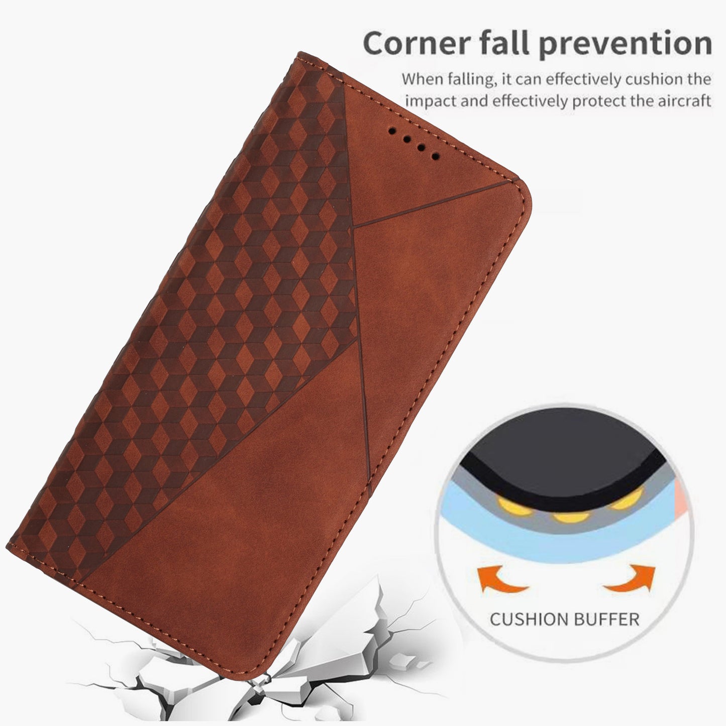 Strong Magnetic Suction Leather Phone Case For Motorola,1011