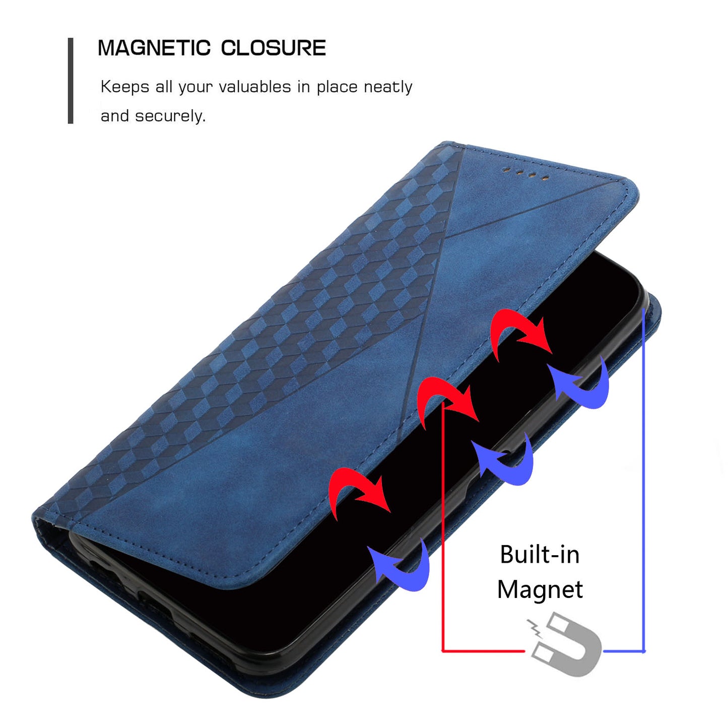 Strong Magnetic Suction Leather Phone Case For TECNO,1011