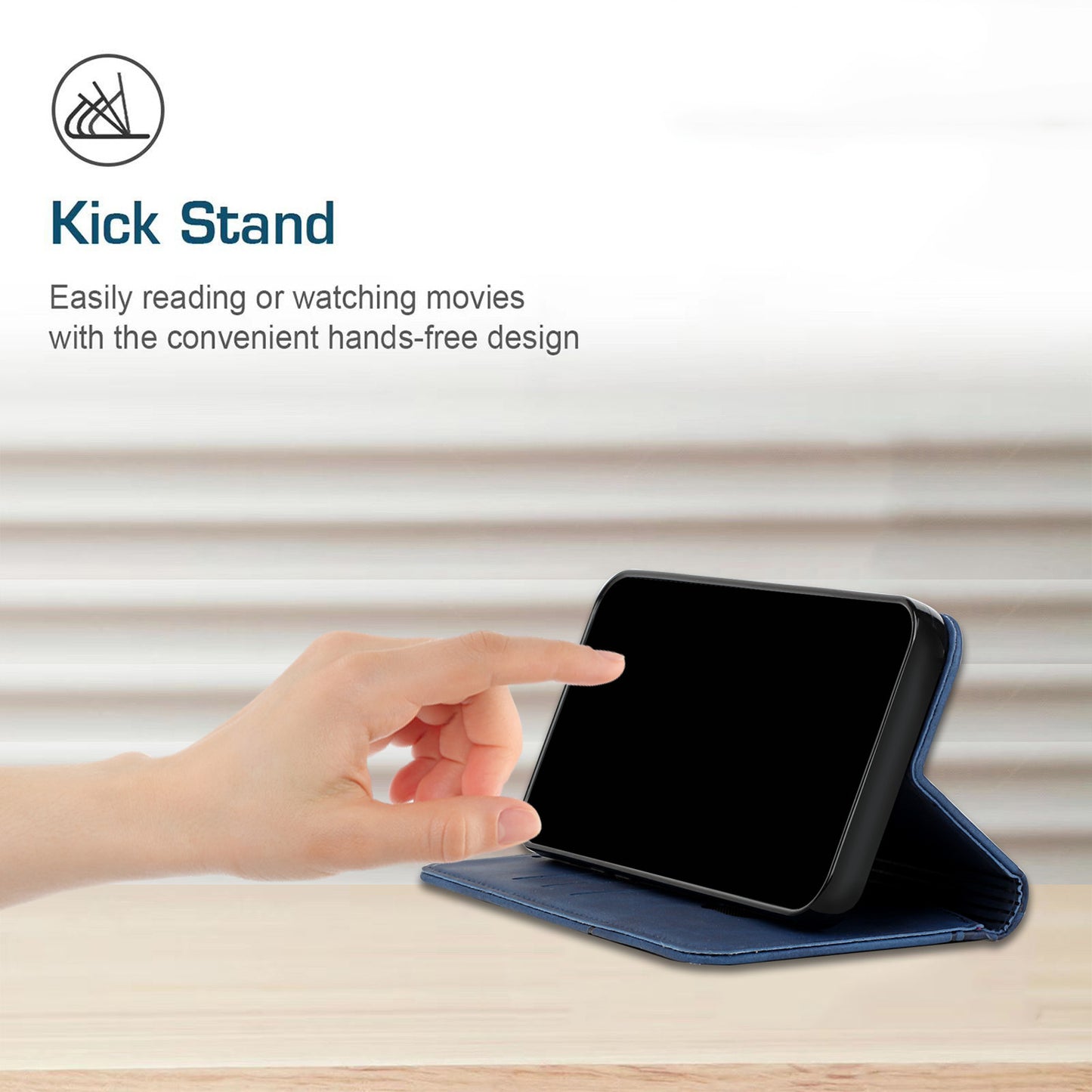 Strong Magnetic Suction Leather Phone Case For Sony,1011
