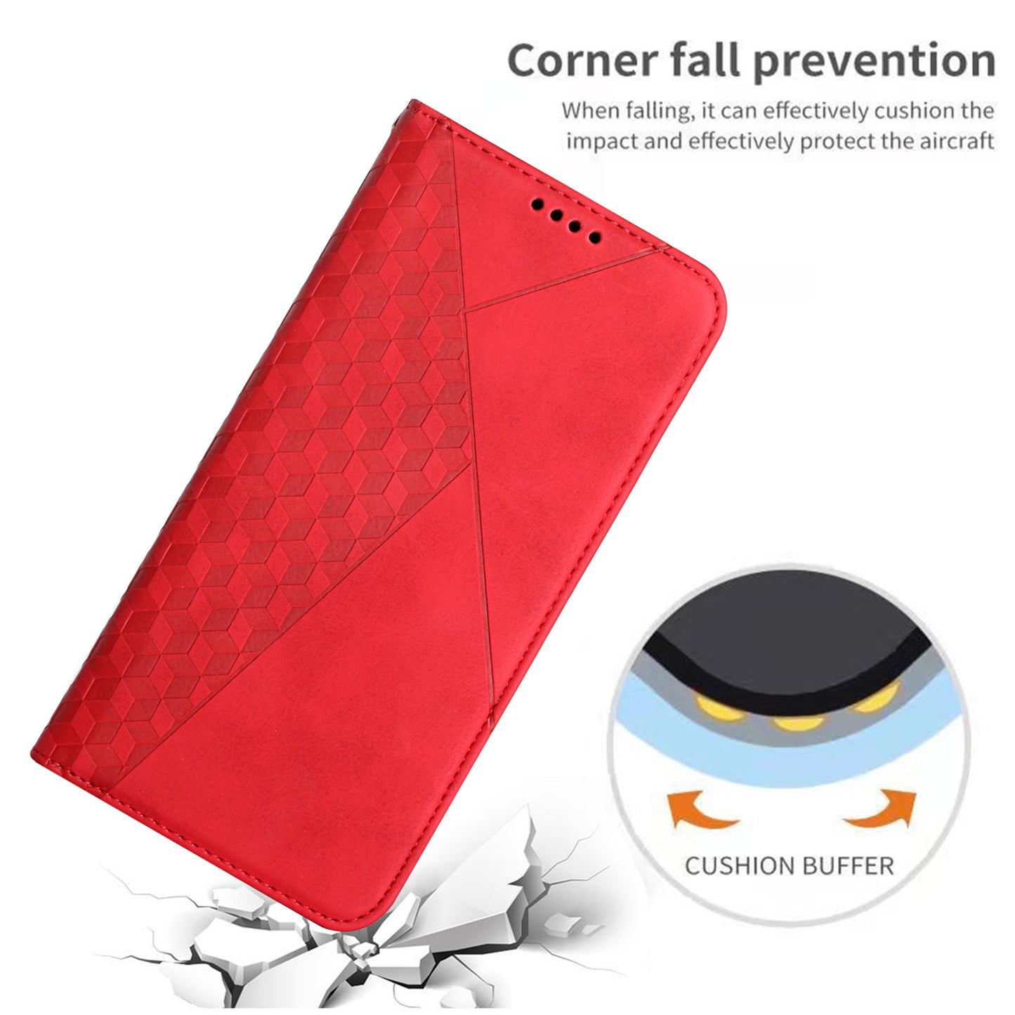 Strong Magnetic Suction Leather Phone Case For TECNO,1011