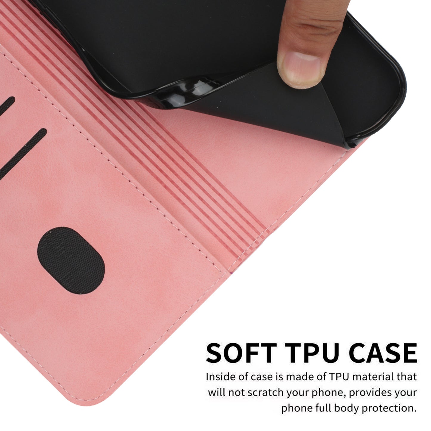 Strong Magnetic Suction Leather Phone Case For TECNO,1011