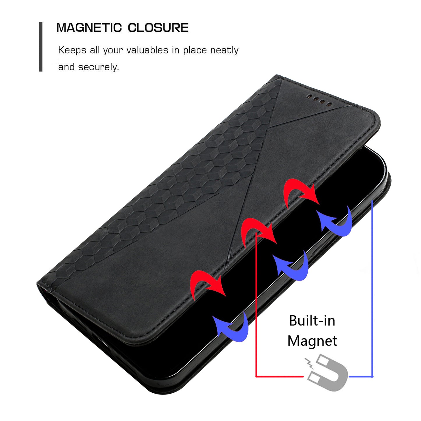 Strong Magnetic Suction Leather Case For Xiaomi,1011