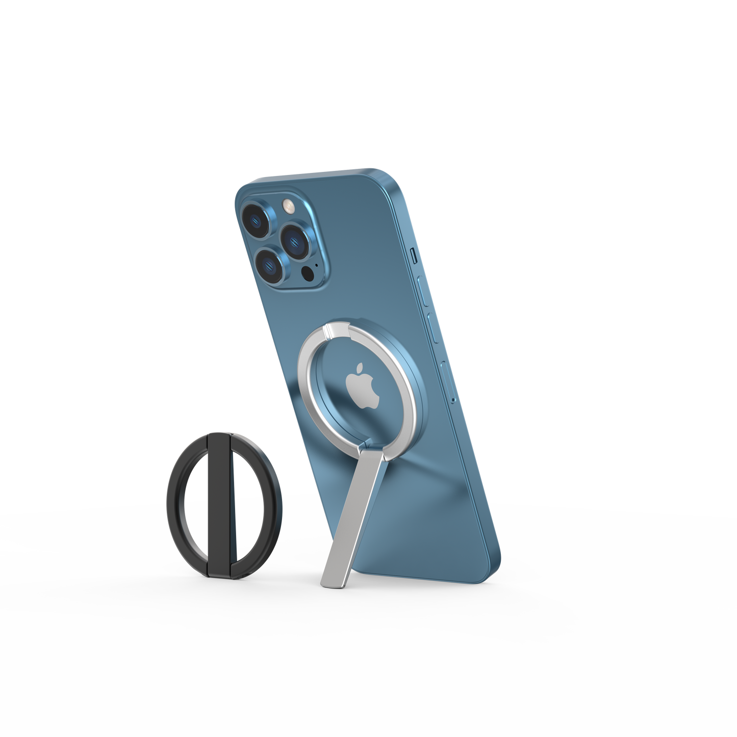 Folding metal Cell Phone Grip Holder Collapsible Phone support Uv Process Custom Phone Ring Removable