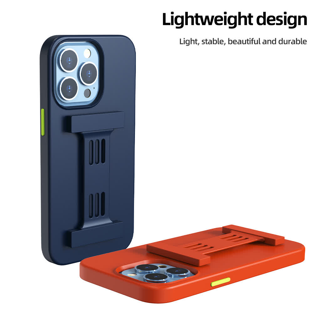 wholesale original official quality silicone case ATB Magnetic Suction Bracket Phone Case