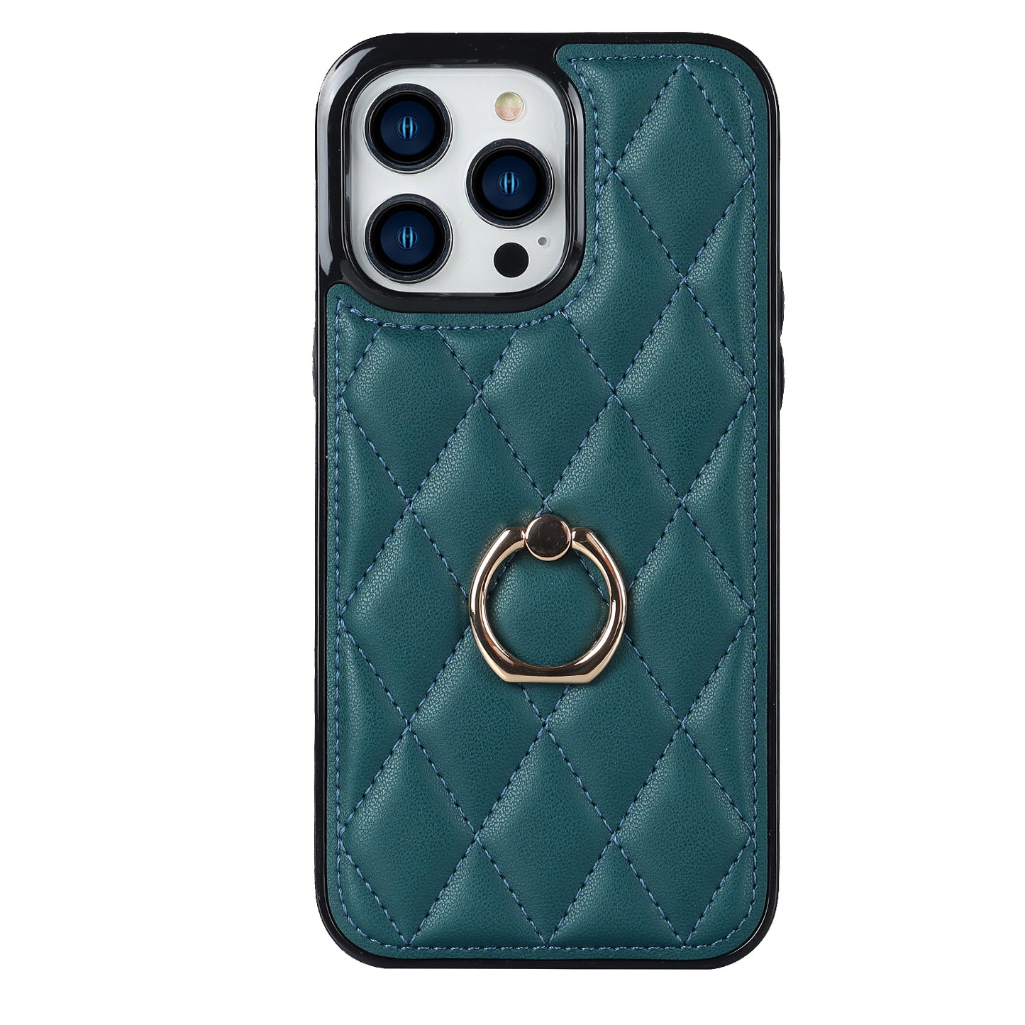 2023 New Arrival High Quality puffer solid color ring small fragrance mobile phone case for iphone samsung