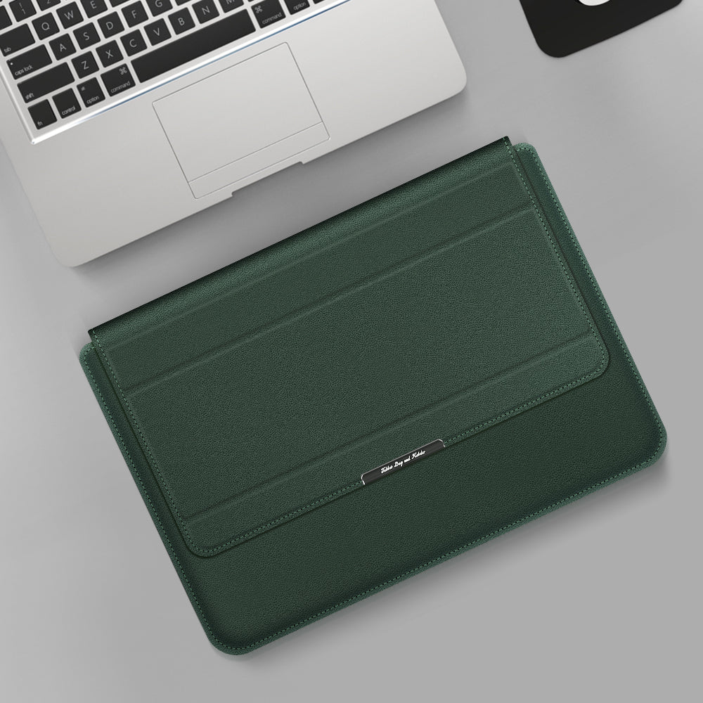 Light Weight Modern Design Protective Laptop Sleeve PU Leather Waterproof Laptop Bag Briefcase for MacBook 12 13 15 16 Inches