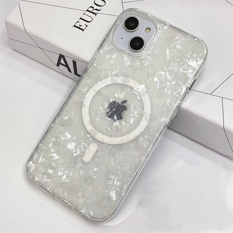 New Arrival Support Wireless Charging mobile Phone cover Clear Magnetic phone case for iphone 14