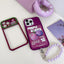 Free Samples High Quality 2 In 1 Peach Grape Mobile Phone Case For Iphone 14 Plus 13 12 Pro 11 With Rope
