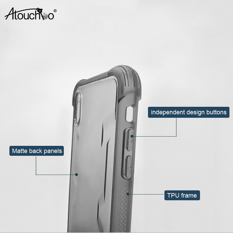 Matte Shockproof Armor Phone Case for iPhone XS Max XR 11 Pro Matte Back Cover for Samsung Note 9 10
