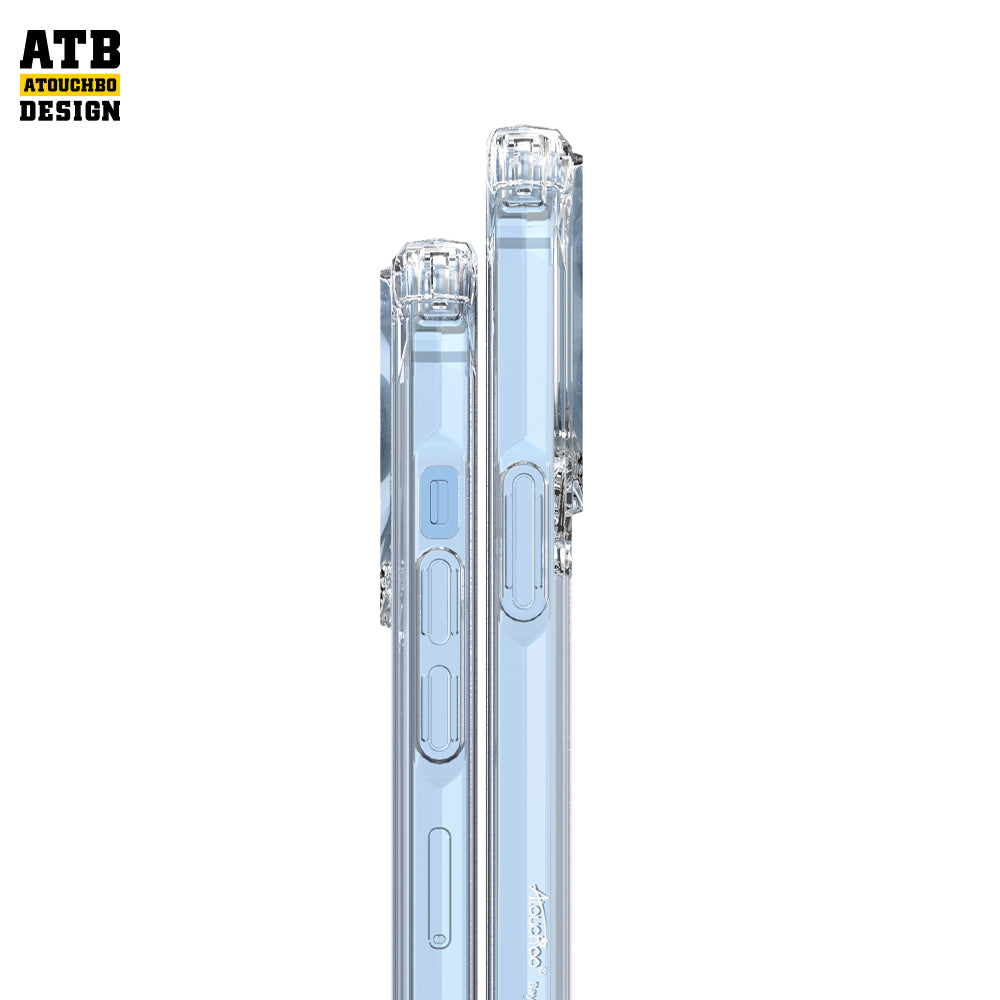 Atouchbo diamond crystal luxury clear transparent anti-shock mobile phone case for iphone 11 12 13 14 pro max
