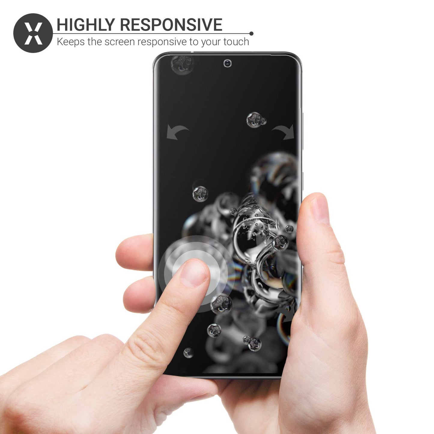 Easy Application Case Friendly Protection TPU Film for Samsung Galaxy S20 Ultra Screen Protector Front and Back