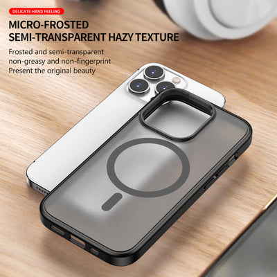 clear silicone frosted cover magnetic wireless charge phone case for iphone 11 pro max
