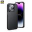 Shockproof Protective Hard PC Soft TPU Bumper Carbon Fiber Phone Case For iPhone 14 Pro Max 14 Plus 13 Pro