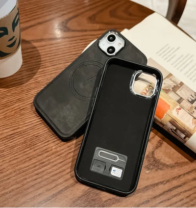 New Arrival Full Protection Leather Case For iphone 11 iphone 12 pro Drop-proof Cover For iphone 14 pro max PC Case