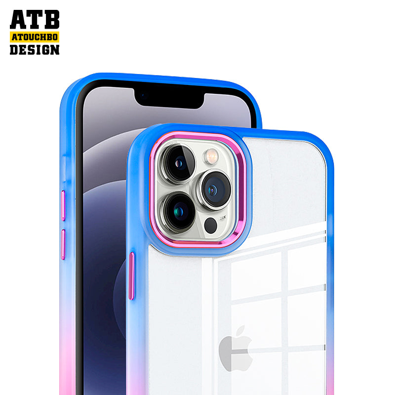 Atouchbo anti-shock designers mobile phone case colorful phone cover for iphone 11 12 13 14 pro max