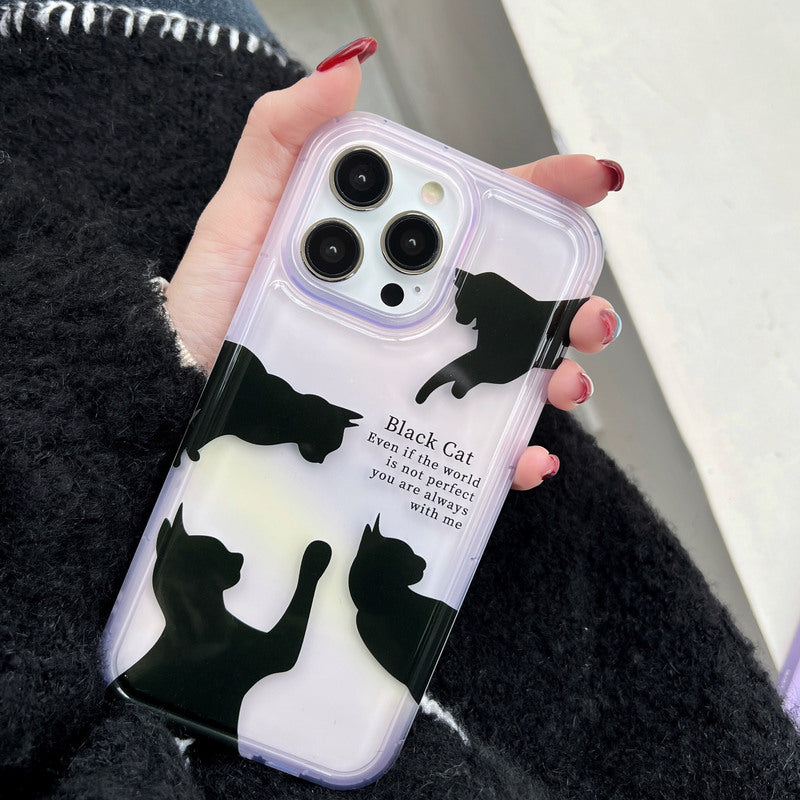 Oem Cat Cartoon Anime Shockproof Mobile Phone Cover Cases Tpu Sublimation Phone Case Blanks For Iphone