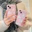 New Ins Cute Cartoon Square Thin Case For iphone 13 iphine 14 pro Candy Color Cover For iphone 14 pro max Anti-fall Case