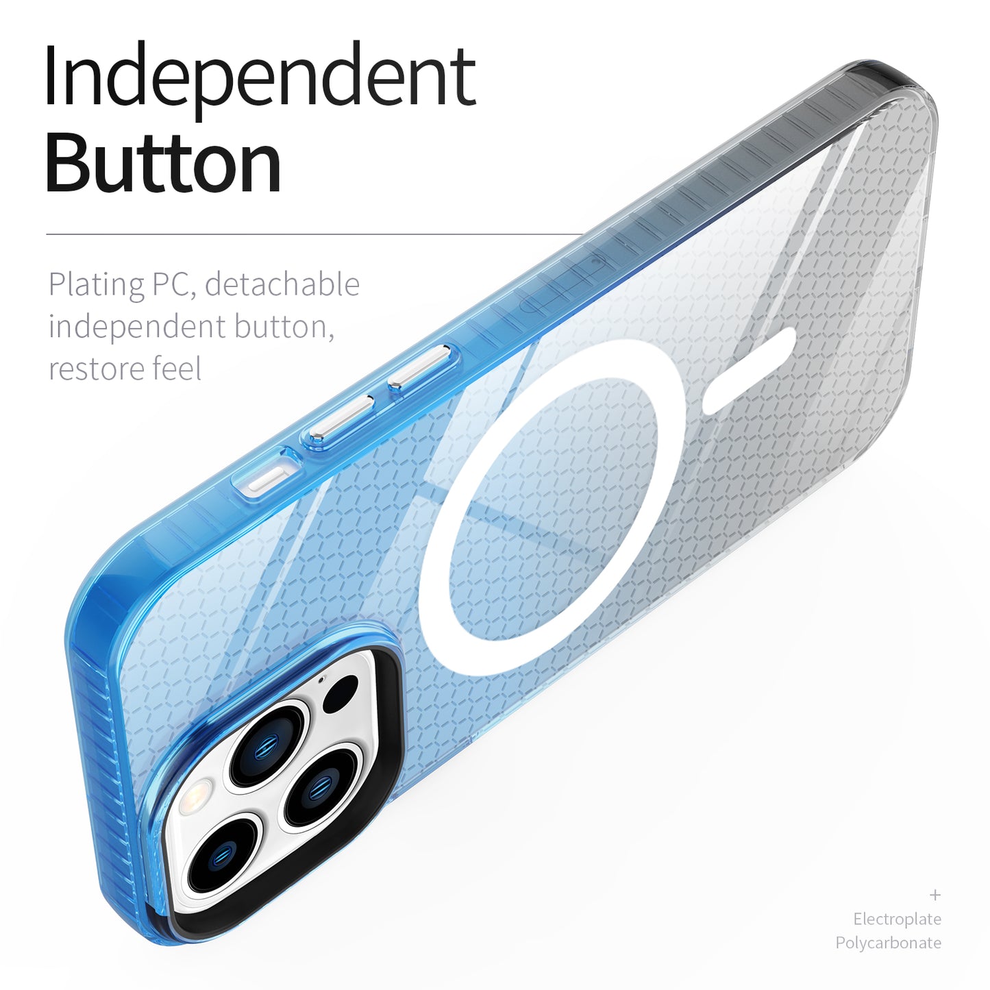 fashion rainbow color shockproof wireless charging hard magnetic case for iphone 11 pro max