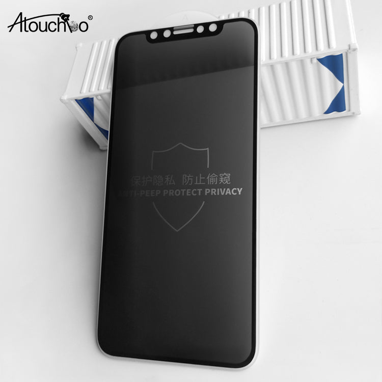 Atouchbo Full Cover Anti Spy Peep Privacy Screen Protector for iPhone X XS MAX XR 11 Pro Max 12 6 6S 7 8 Plus 9H Tempered Glass