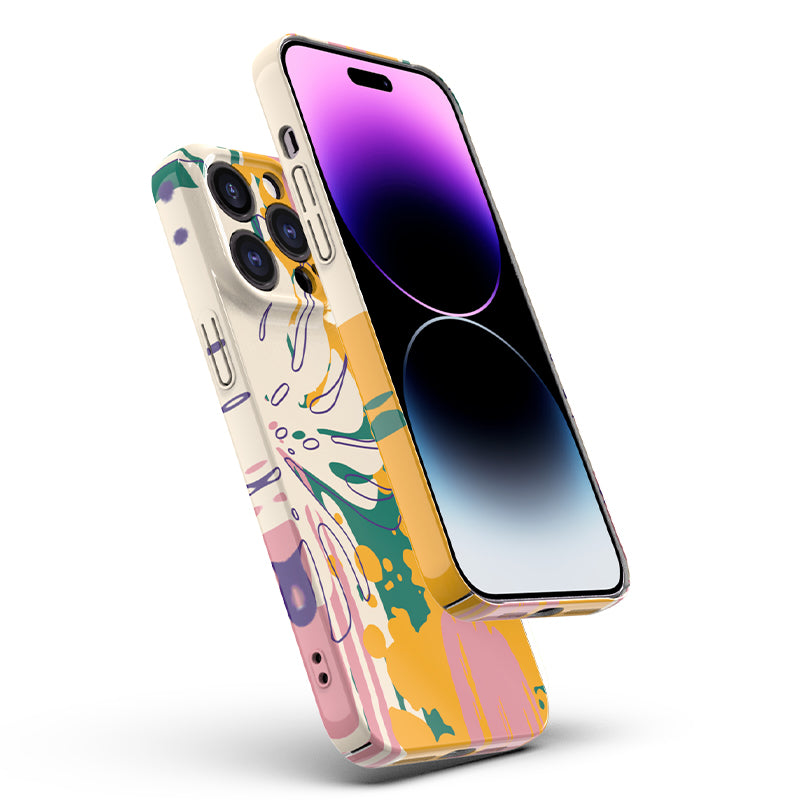 Luxury Ins style Artistic decorative painting series abstract painting phone case for iphone 13 14 pro max