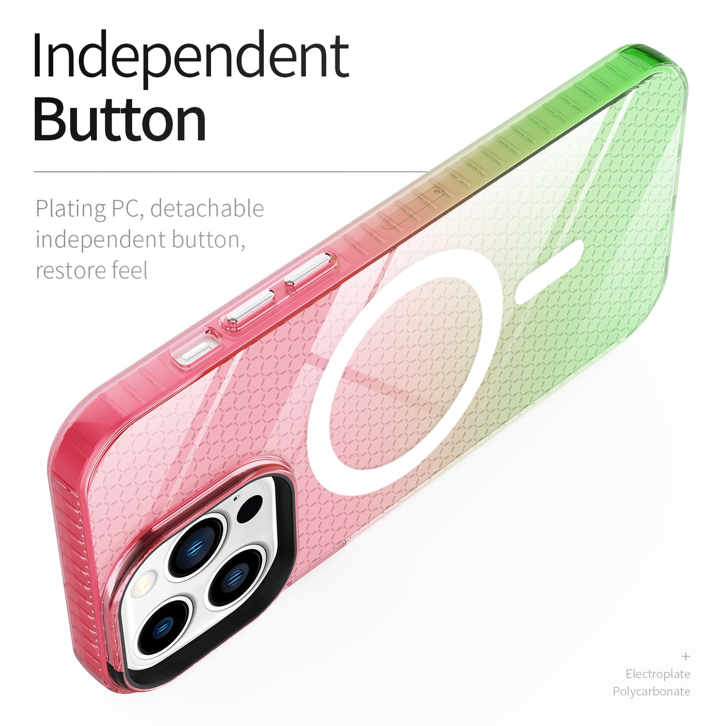 High Quality Magnetic Colorful case Suction Wireless Charging Cell Phone Case for iphone 14