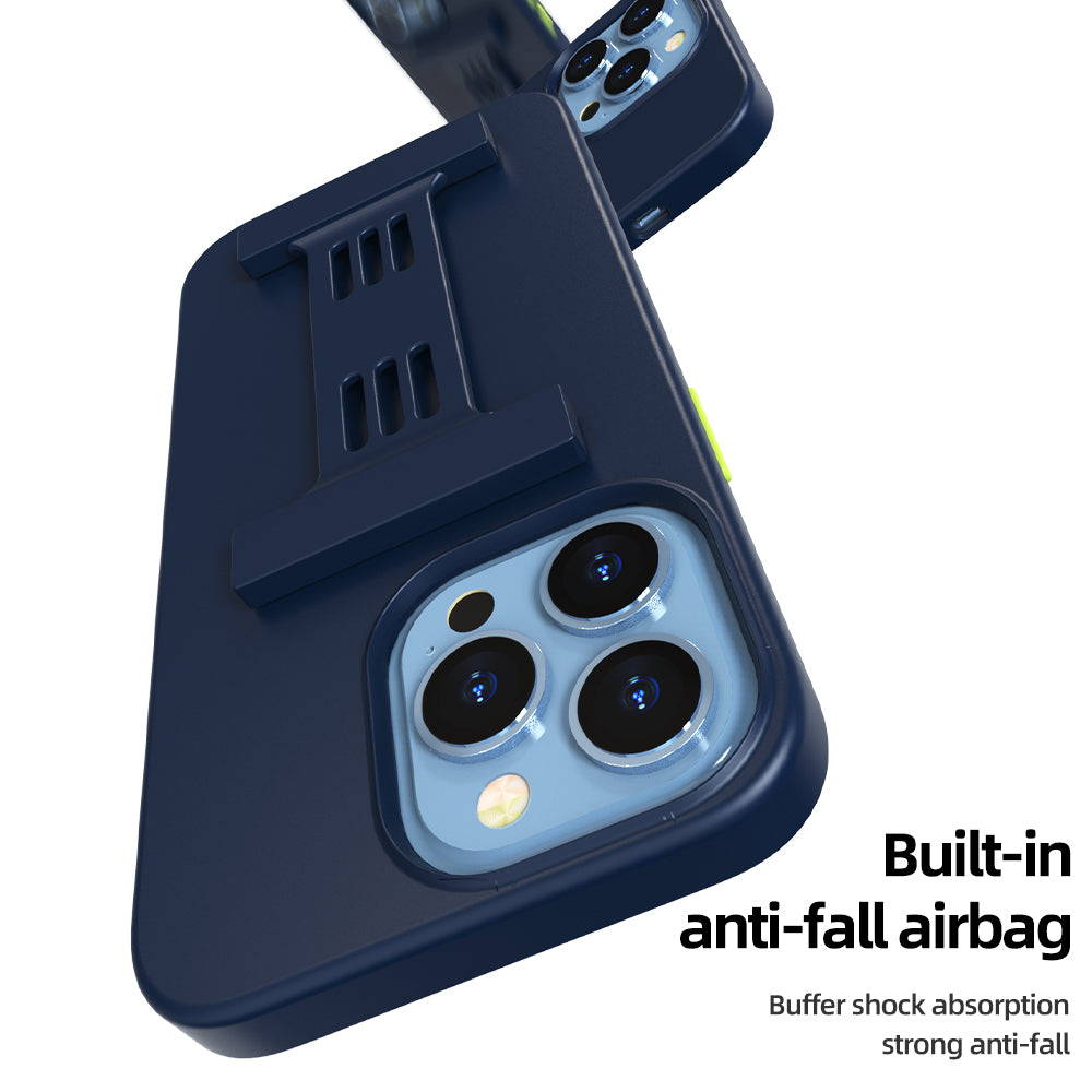 High Quality Mobile phone case with hand strap cover for iphone 12 pro silicon case