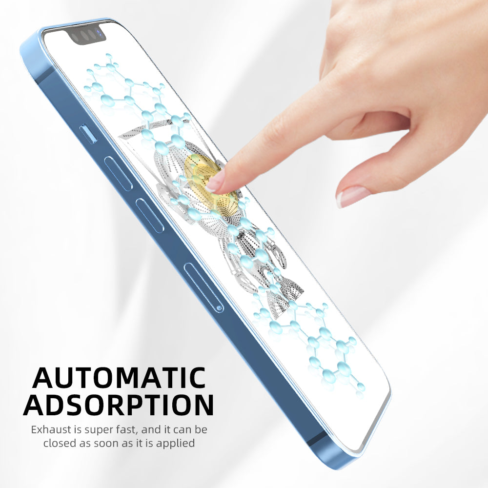 ITOP high-hardness high-definition transparent tempered glass with dust-proof mesh screen protector for iPhone 13 12 11 Pro Max