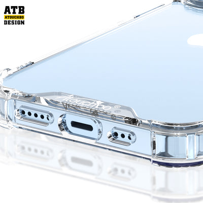 Atouchbo wholesale tpu anti-shock designer transparent clear cover cell phone case for iphone 11 12 13 14 pro max