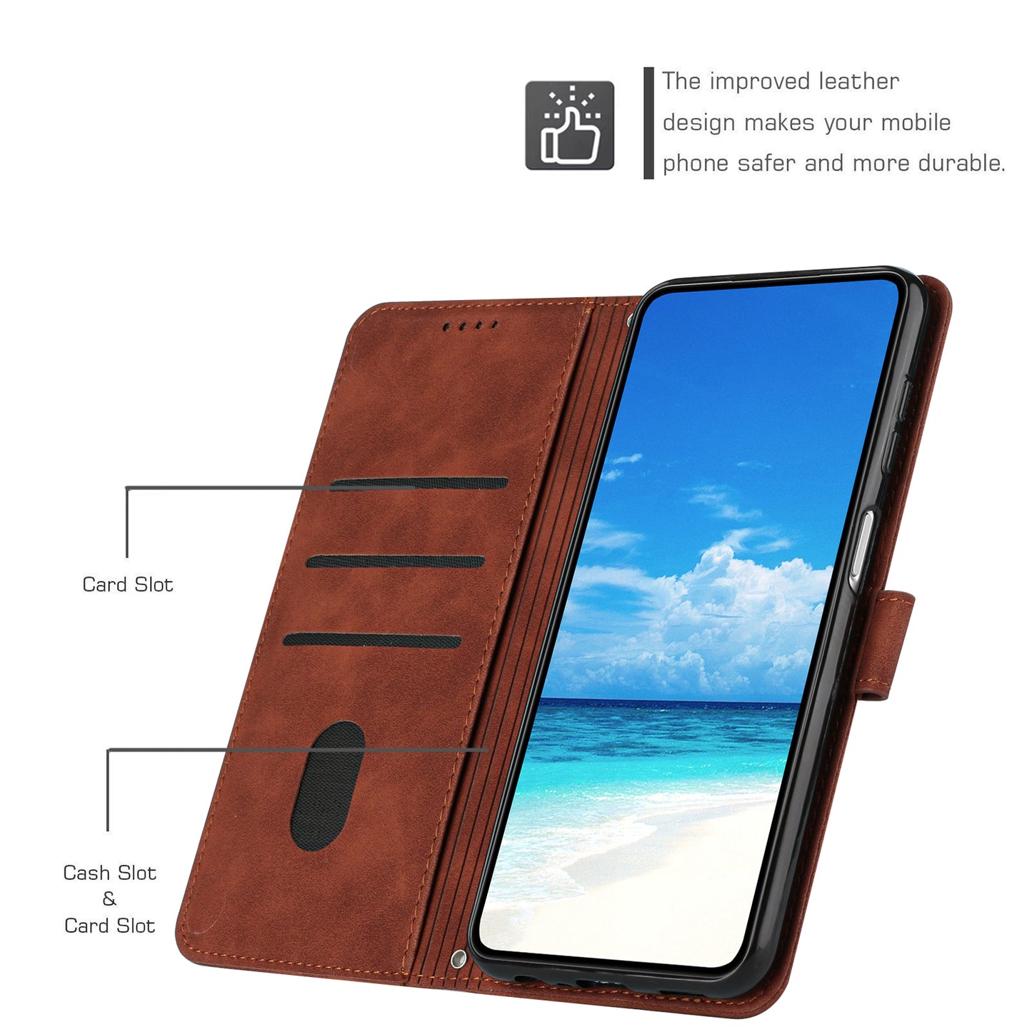 2023 High Quality Luxury Fashion Design Flip Book Case for iPhone 13 for Samsung Phone Case Leather Mobile Cover