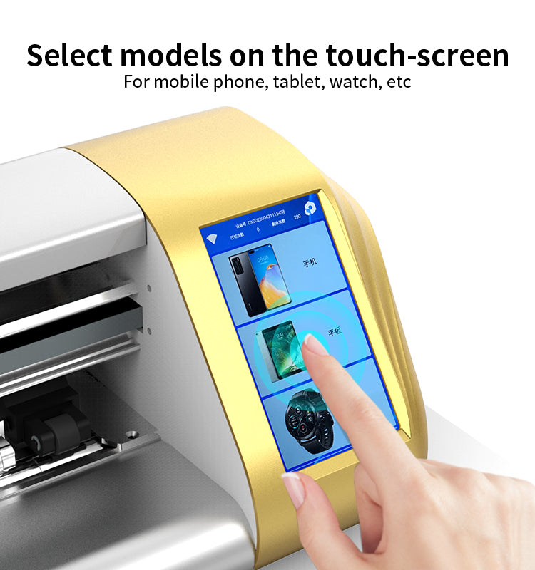 Wholesale automatic smartphone nano raw material films cutting hydrogel machine for laptop and phone