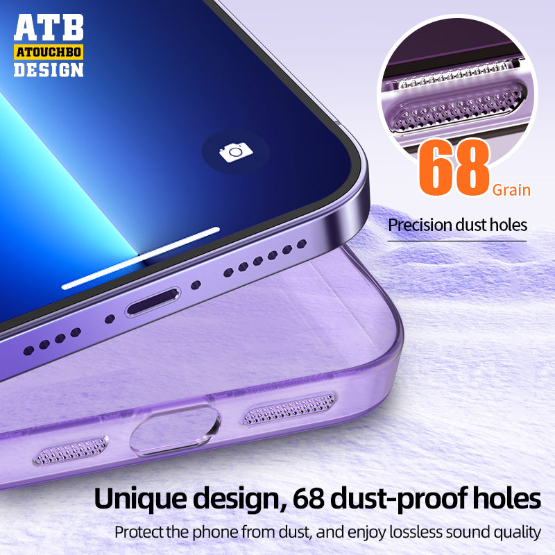 Wholesale PC Phone Case mobile phone accessories ATB AG Transparent Crystal Phone Case