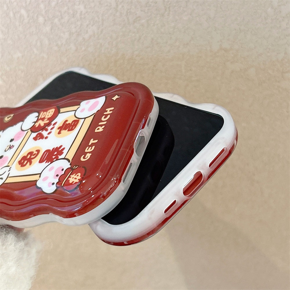 Ins Cute Cartoon Case With Camera Protection For iphone 13 All Inclusive Cover For iphone 14 pro max Shockproof Phone Case